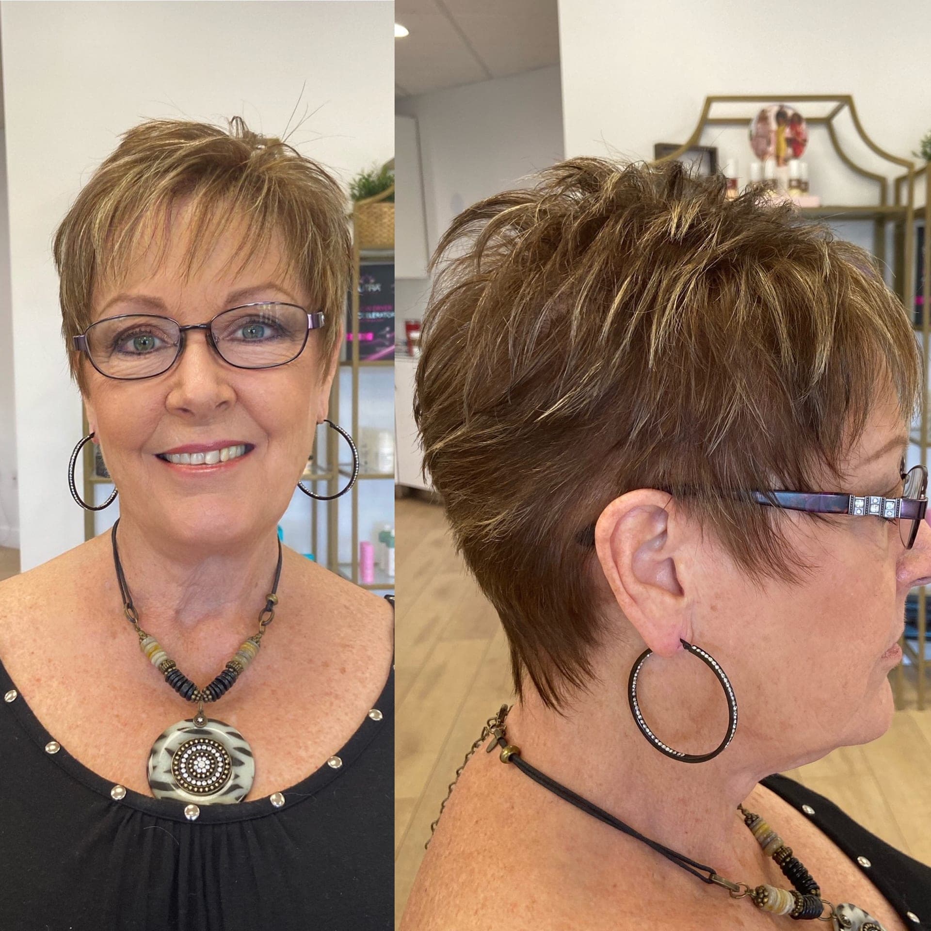 Before and after — length and color transformation with hand tied extensions